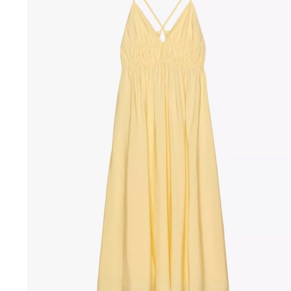 Zara Yellow Maxi Dress